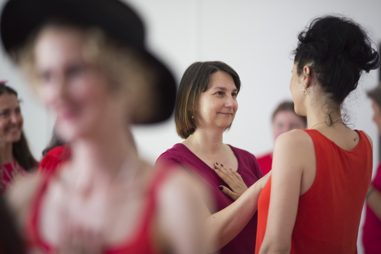 Sori cu Luna - red gathering, Bucharest Sori cu Luna - red gathering, Bucharest